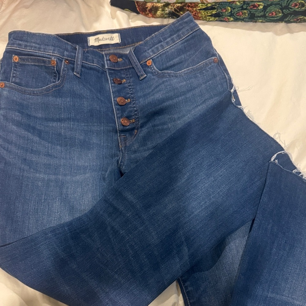 Madwell cropped distressed  Women's Jeans